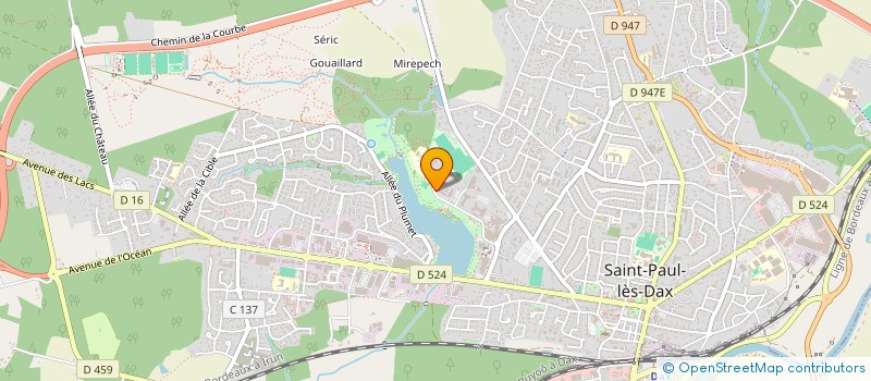 localisation de l'entreprise LE BAYLE  SAINT-PAUL-LES-DAX