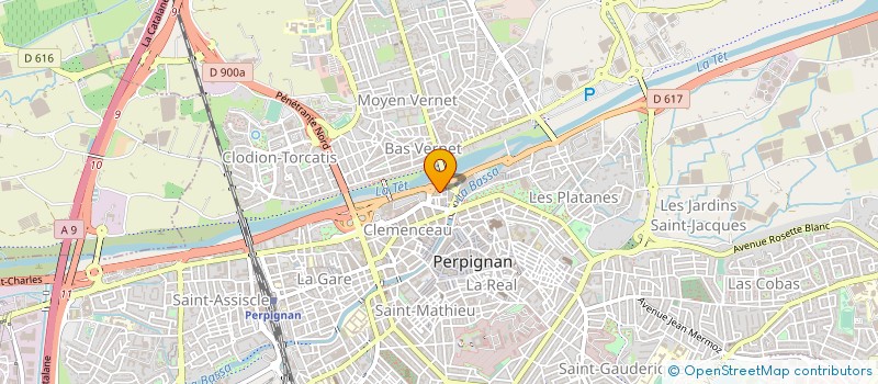 localisation de l'entreprise LE BAYON  PERPIGNAN