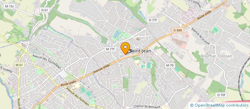 localisation de l'entreprise LE BAYON à SAINT-JEAN