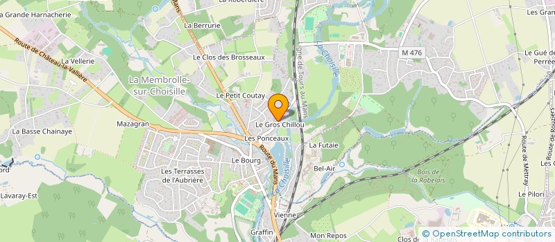 localisation de l'entreprise LE BAYOU  LA MEMBROLLE-SUR-CHOISILLE