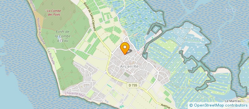 localisation de l'entreprise LE BAZ'ARS  ARS-EN-RE