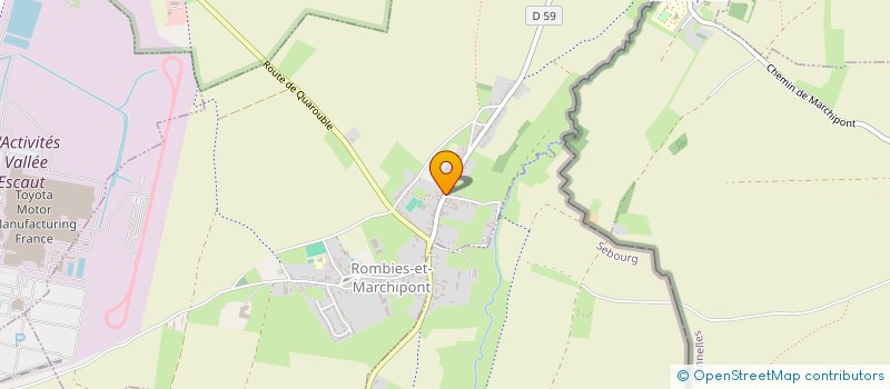 localisation de l'entreprise LE BAZ.ART  ROMBIES-ET-MARCHIPONT