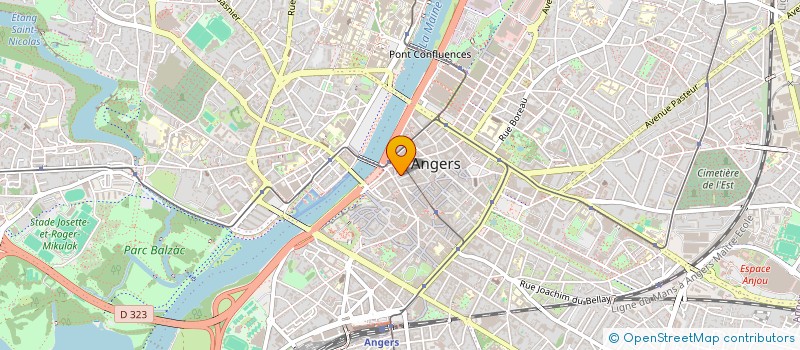 localisation de l'entreprise LE BAZAR à ANGERS