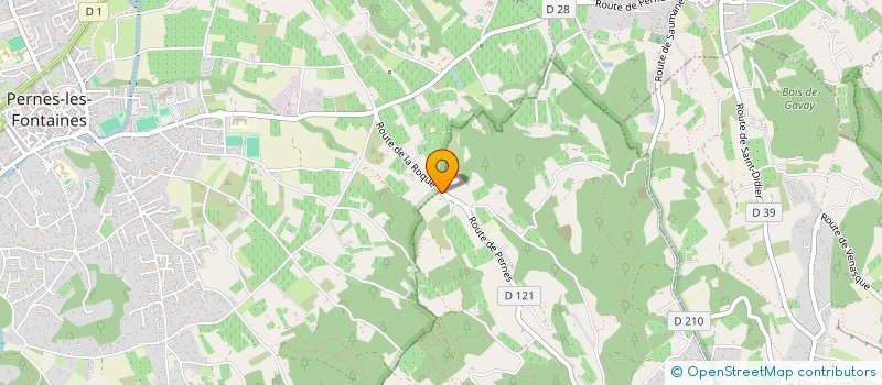 localisation de l'entreprise LE BAZAR  LA ROQUE-SUR-PERNES