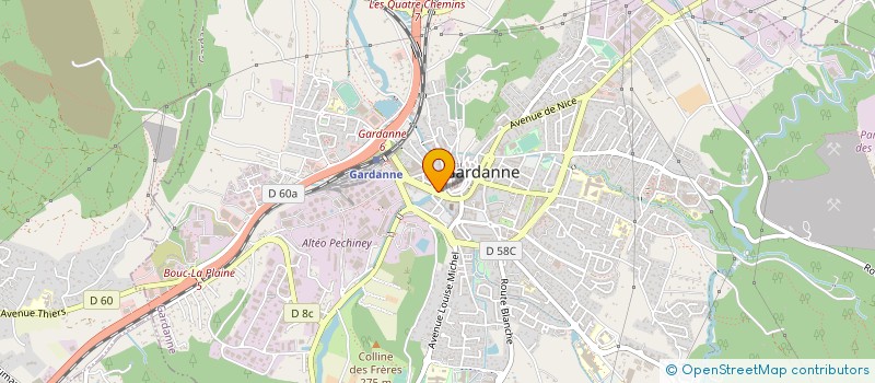 localisation de l'entreprise LE BAZAR A ZAZOU à GARDANNE