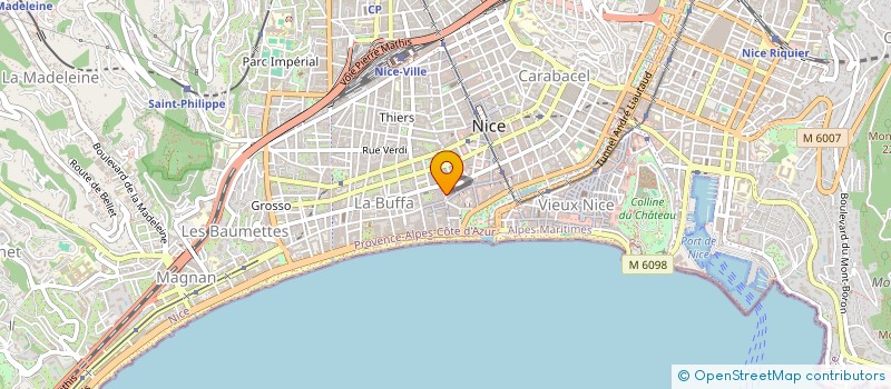 localisation de l'entreprise LE BAZAR CHIC  NICE