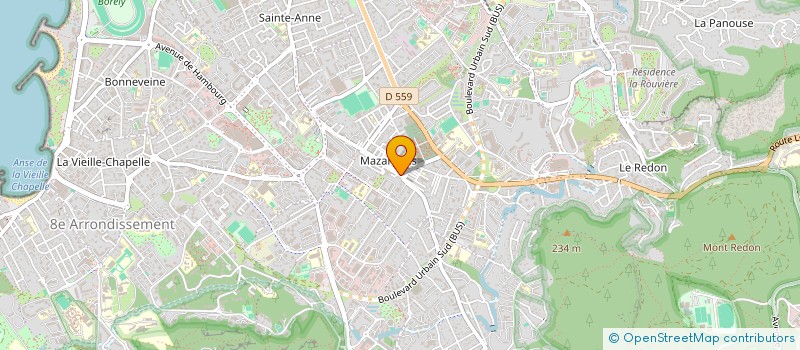 localisation de l'entreprise LE BAZAR DE LULU à MARSEILLE
