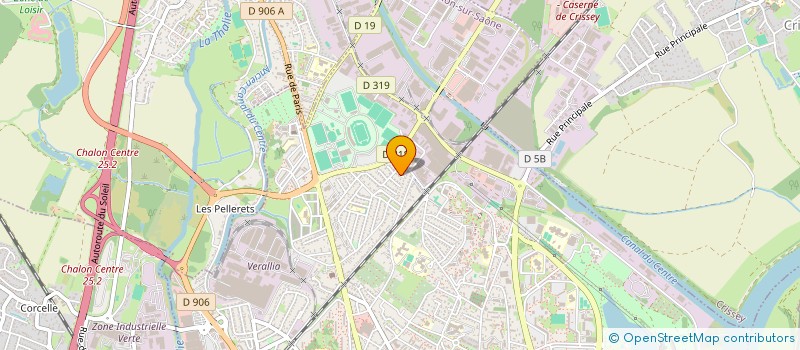 localisation de l'entreprise LE BAZAR DE NYELE à CHALON-SUR-SAONE
