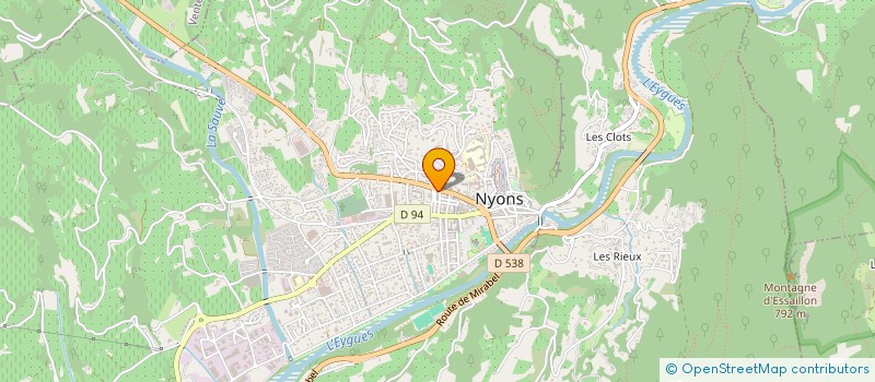 localisation de l'entreprise LE BAZAR DE NYONS à NYONS