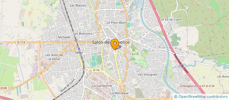 localisation de l'entreprise LE BAZAR DE SALON  SALON-DE-PROVENCE