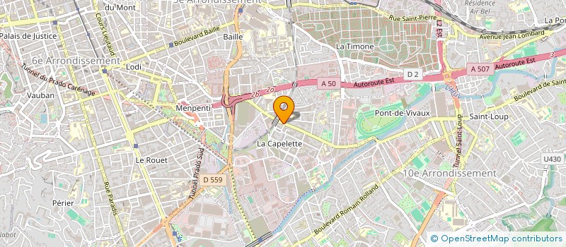 localisation de l'entreprise LE BAZAR DES DEUX SOEURS à MARSEILLE