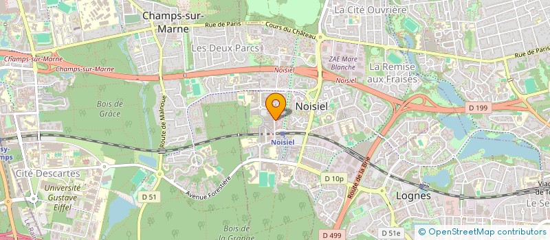 localisation de l'entreprise LE BAZAR DES ROCHES  NOISIEL
