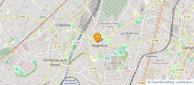 localisation de l'entreprise LE BAZAR UTOPIQUE à BAGNEUX