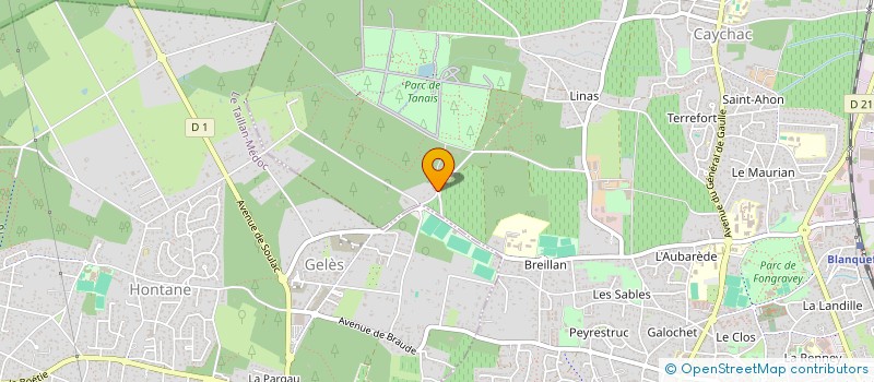 localisation de l'entreprise LE BAZARD DE LIVIO ET INAYA à BLANQUEFORT