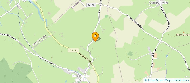 localisation de l'entreprise LE BAZIN-STALIN  RONCHEROLLES-EN-BRAY