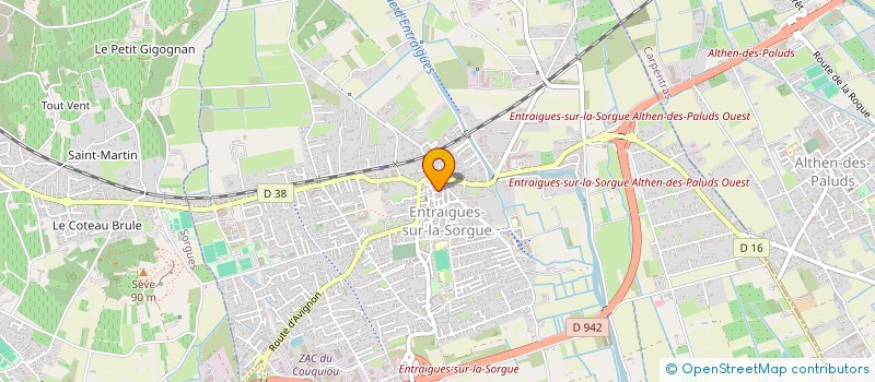 localisation de l'entreprise LE BEAL  ENTRAIGUES-SUR-LA-SORGUE