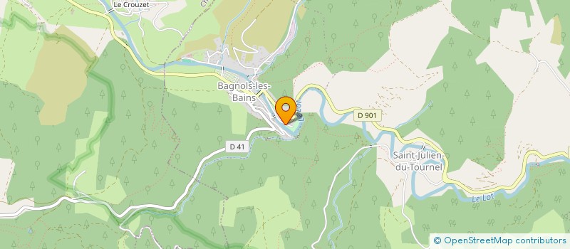 localisation de l'entreprise LE BEAL  MONT LOZERE ET GOULET