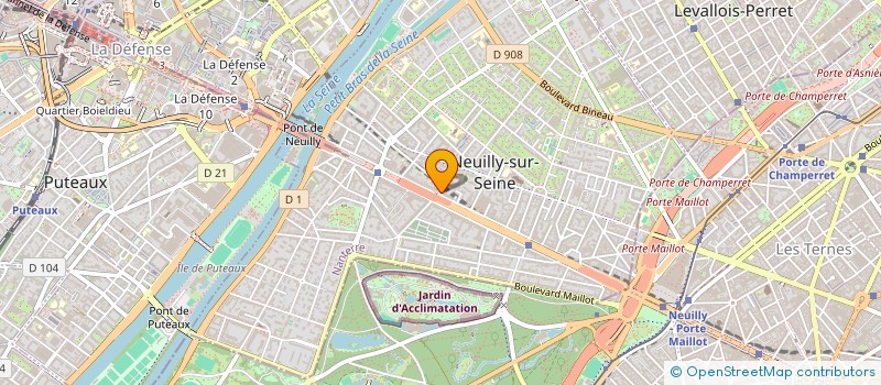 localisation de l'entreprise LE BEARN à NEUILLY-SUR-SEINE