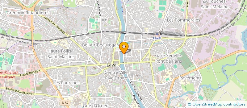 localisation de l'entreprise LE BEATRIX à LAVAL
