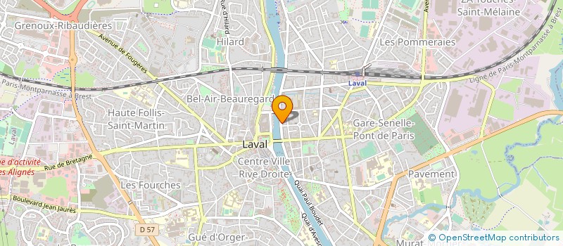 localisation de l'entreprise LE BEATRIX DEUX à LAVAL