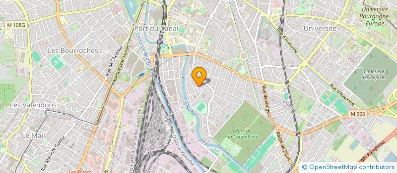 localisation de l'entreprise LE BEAU DANGER  DIJON