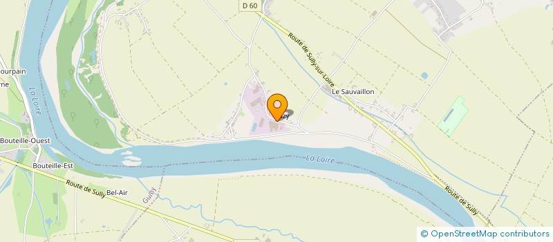 localisation de l'entreprise LE BEAU DENIER à SAINT-BENOIT-SUR-LOIRE