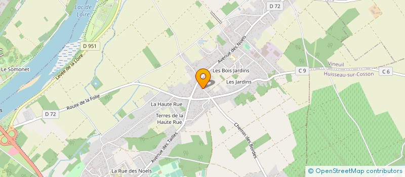 localisation de l'entreprise LE BEAU DU MONDE à VINEUIL
