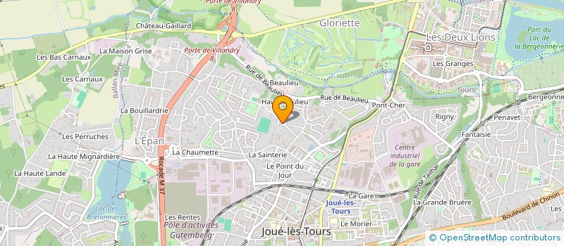 localisation de l'entreprise LE BEAU NARCISSE  JOUE-LES-TOURS