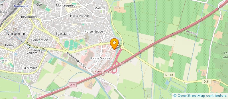 localisation de l'entreprise LE BEAU PROJET  NARBONNE