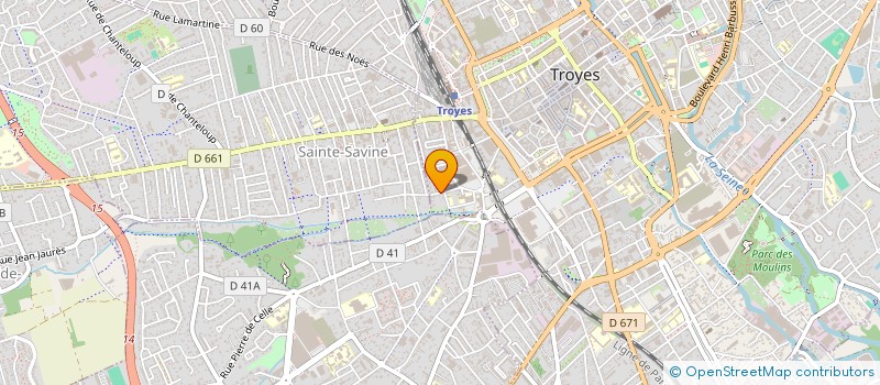 localisation de l'entreprise LE BEAU RETOUR à TROYES