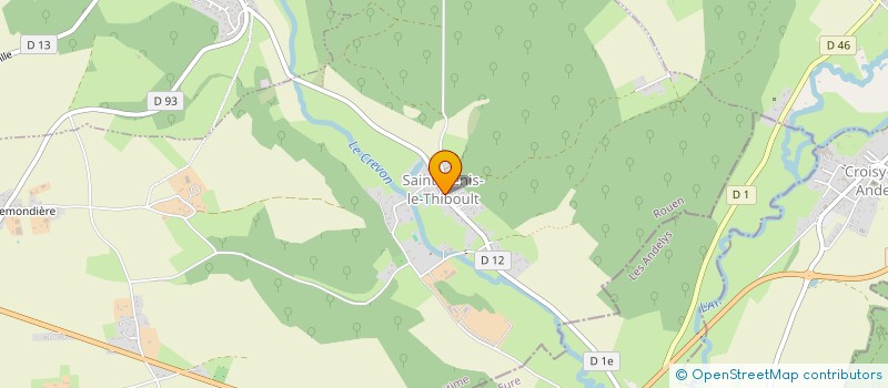 localisation de l'entreprise LE BEAU RIVAGE  SAINT-DENIS-LE-THIBOULT