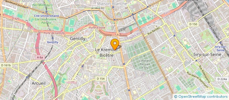 localisation de l'entreprise LE BEAU SEJOUR à LE KREMLIN-BICETRE