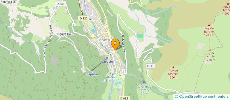 localisation de l'entreprise LE BEAU SITE  MONT-DORE