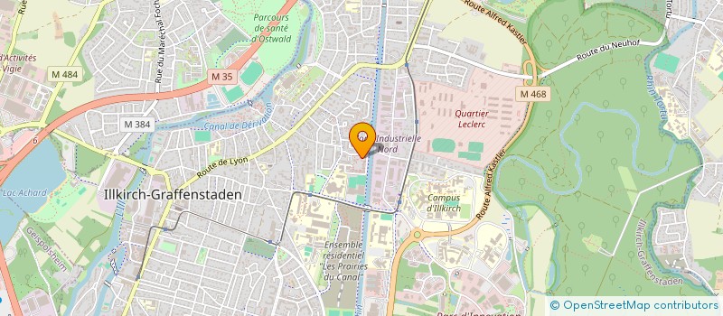localisation de l'entreprise LE BEAU SITE  ILLKIRCH-GRAFFENSTADEN