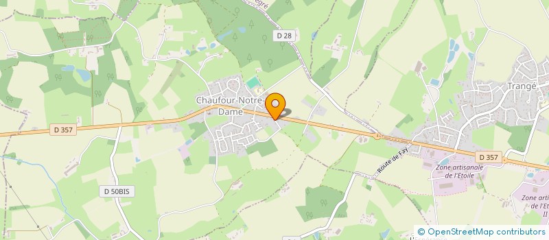 localisation de l'entreprise LE BEAU SOLEIL  CHAUFOUR NOTRE DAME