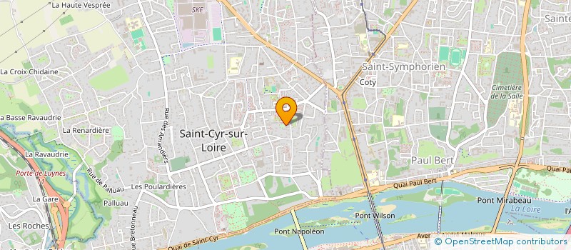 localisation de l'entreprise LE BEAU SON  SAINT-CYR-SUR-LOIRE