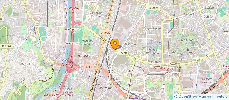 localisation de l'entreprise LE BEAU TEMPS  GRENOBLE