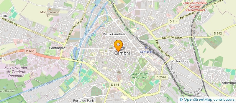 localisation de l'entreprise LE BEAUBOURG  CAMBRAI