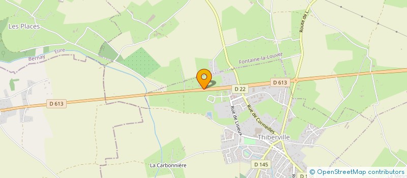 localisation de l'entreprise LE BEAUJOUAS  THIBERVILLE