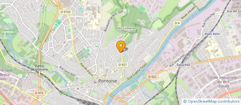 localisation de l'entreprise LE BEAUJOUR AMBULANCES à PONTOISE