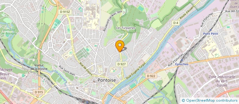 localisation de l'entreprise LE BEAUJOUR TRANSPORTS  PONTOISE