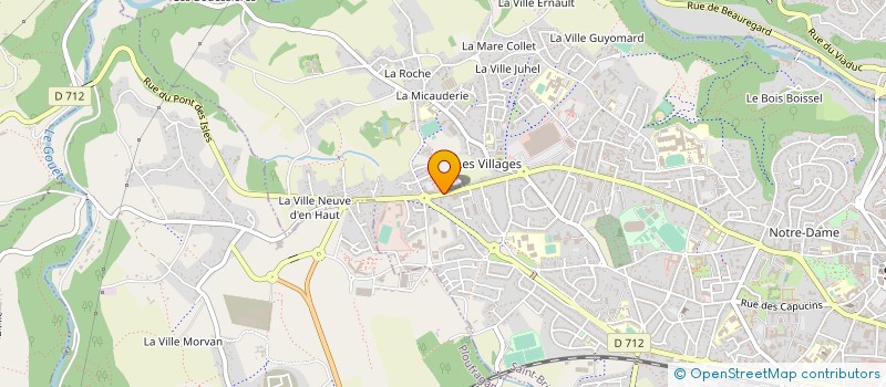localisation de l'entreprise LE BEAULIEU à SAINT-BRIEUC