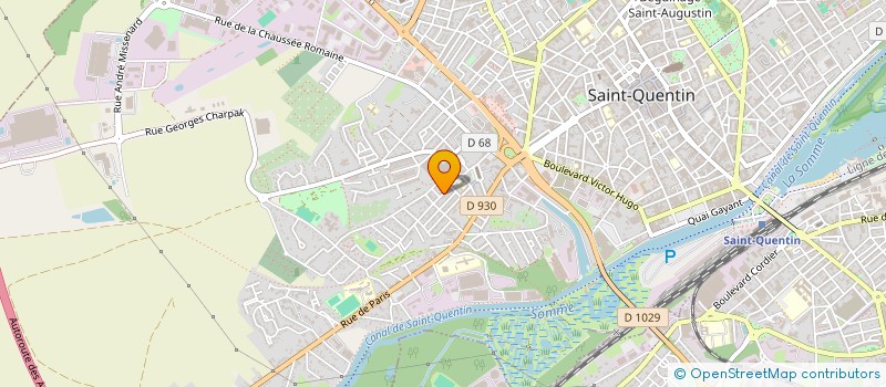 localisation de l'entreprise LE BEAULIEU à SAINT-QUENTIN