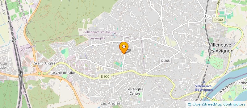 localisation de l'entreprise LE BEAULIEU  LES ANGLES