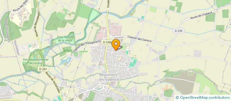 localisation de l'entreprise LE BEAULOC à BEAUMONT-LES-VALENCE