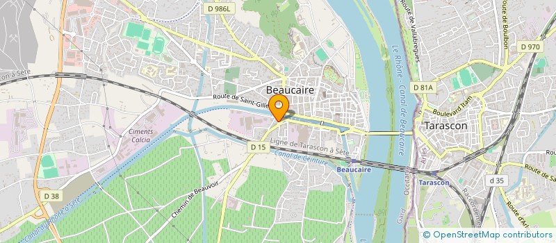 localisation de l'entreprise LE BEAUPRE  BEAUCAIRE