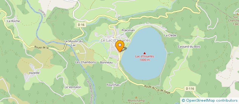 localisation de l'entreprise LE BEAUSEJOUR  LE LAC-D'ISSARLES