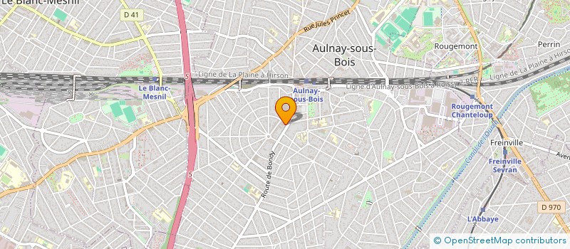 localisation de l'entreprise LE BEAUTY NAIL à AULNAY-SOUS-BOIS