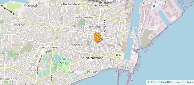 localisation de l'entreprise LE BEC BRETON à SAINT-NAZAIRE