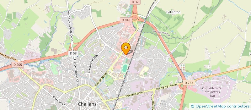 localisation de l'entreprise LE BEC CHALLANS à CHALLANS